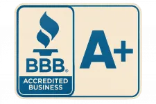 BBB A+ accredited business badge