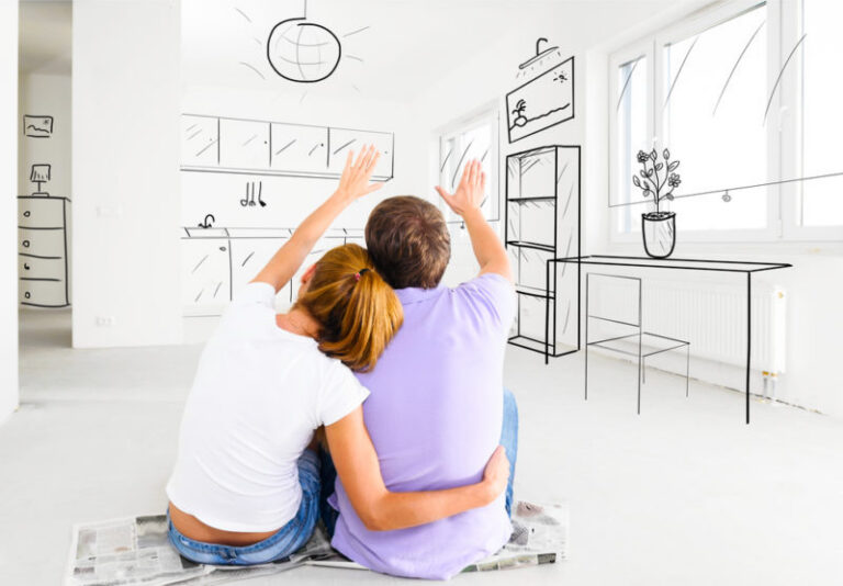 couple planning home remodel
