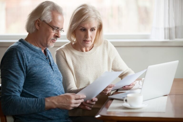 Couple Paying Bills