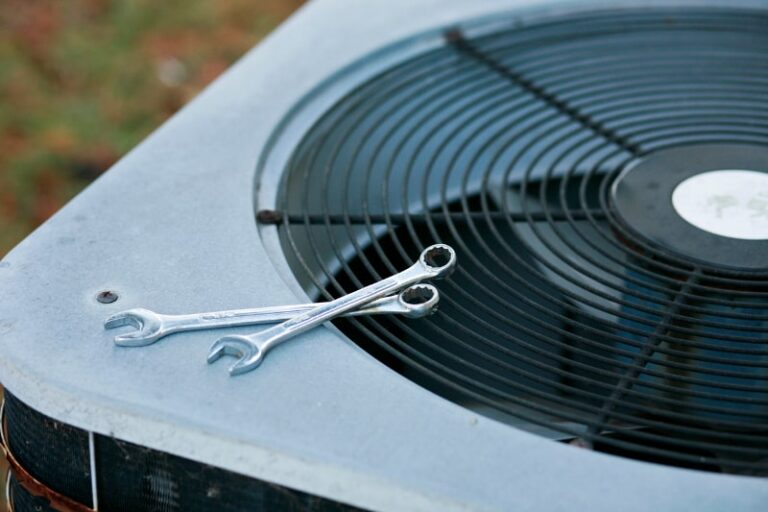 Wrenches On Top Of AC system